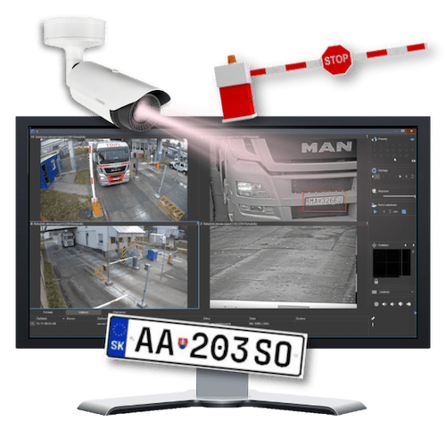 Přístupový systém 2 Přístupový systém Aktion napojený na kamerový systém ATEAS dokáže číst SPZ vozidel a otevírat bránu automaticky