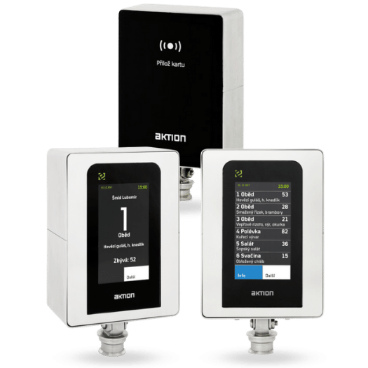 Doplňkový HW Aktion 5 Výdejní displej k identifikaci strávníka pro stravovací systém Aktion