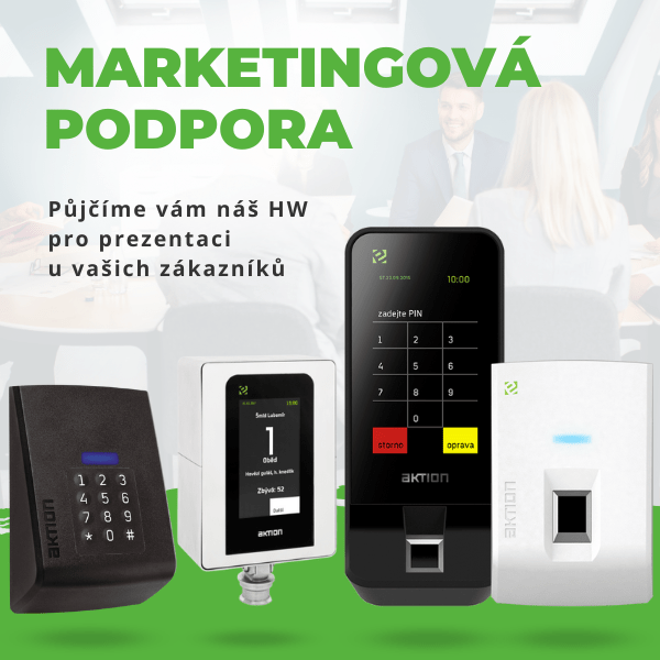 Půjčíme vám náš HW Aktion pro obchodní prezentace vašim zákazníkům