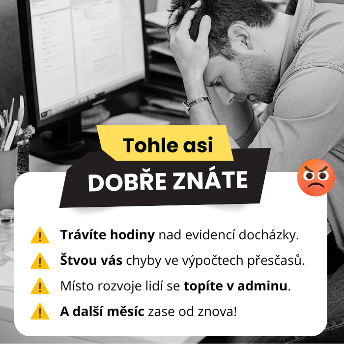 Aktion pomáhá HR manažerům s evidenci docházky. Systém vše spočítá, ohlídá a připraví podklady pro mzdy.