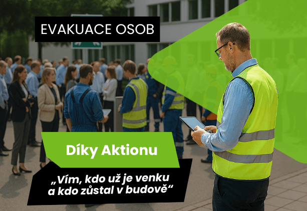 Aktion evakuace osob - Jak vypadá krizová situace, když máte v ruce správný nástroj?